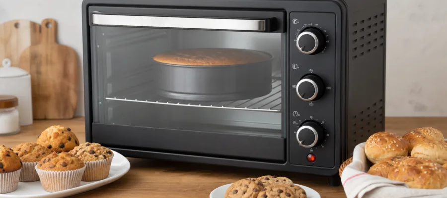 Backen im Minibackofen: Kuchen, Muffins und Gebaeck