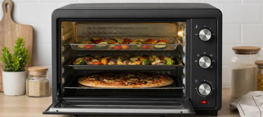 Mehr Gerichte gleichzeitig zubereiten – Multitasking im Minibackofen
