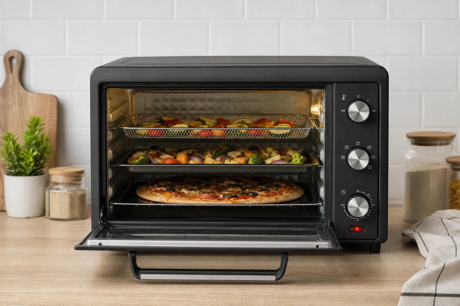 Mehr Gerichte gleichzeitig zubereiten – Multitasking im Minibackofen