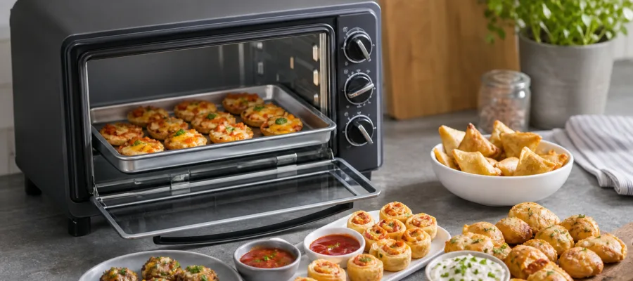Snacks und Fingerfood im Minibackofen: Ideen fuer Partys und kleine Mahlzeiten